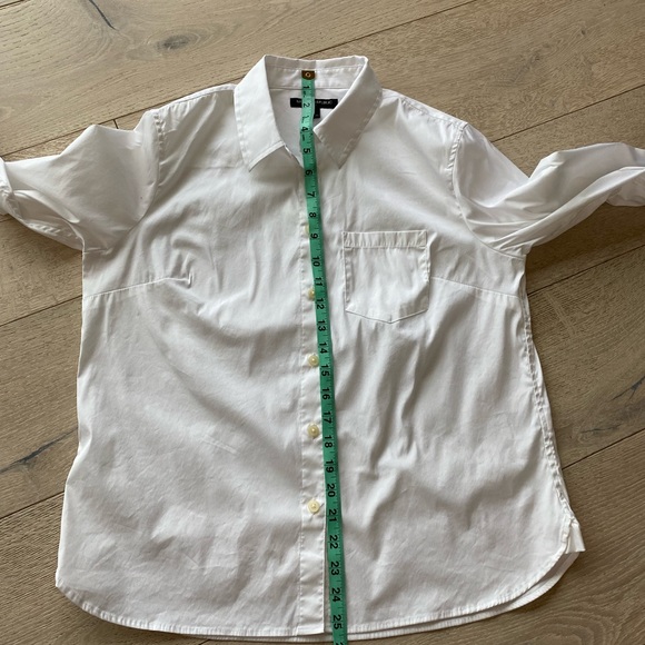 Banana Republic White Blouse Long Sleeved - Picture 8 of 11